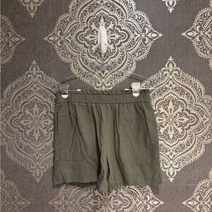 Banana Republic High Waist Green Shorts
